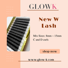 Load image into Gallery viewer, W Eyelash Extension D curl
