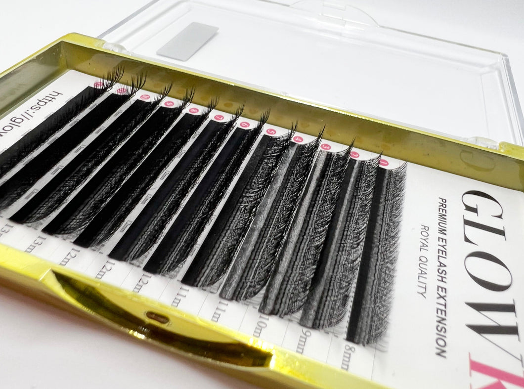 W Eyelash Extension D curl