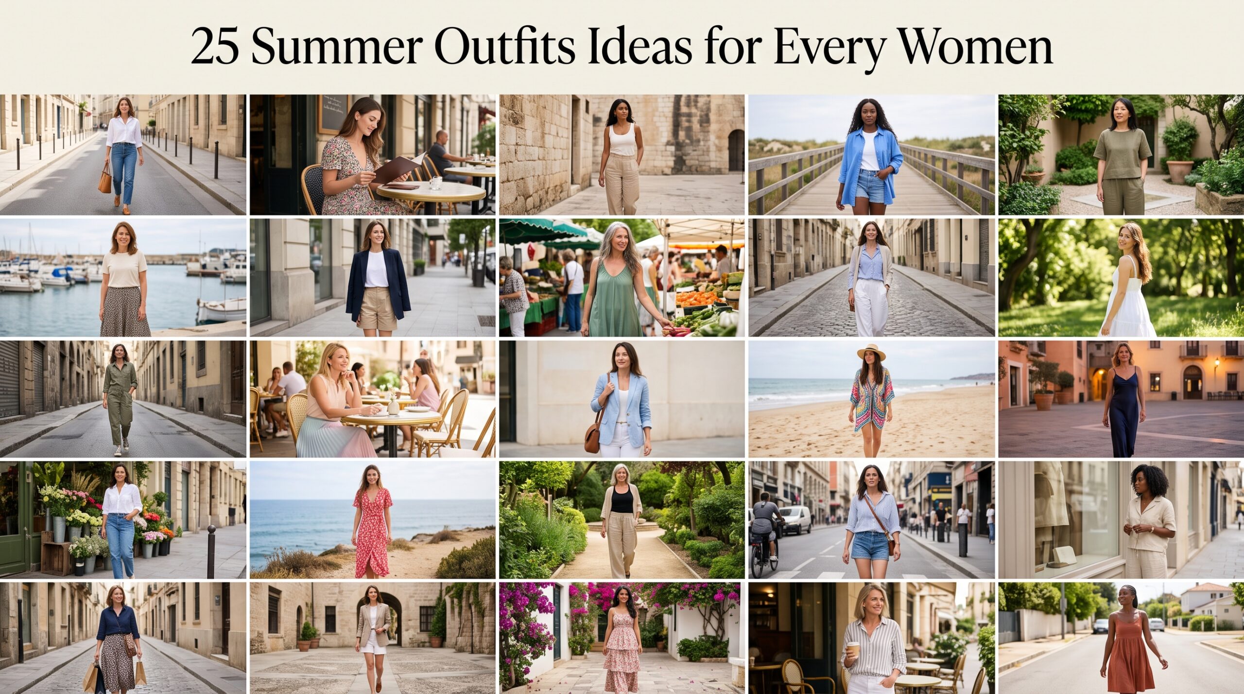 25 Summer Outfits for Women Every