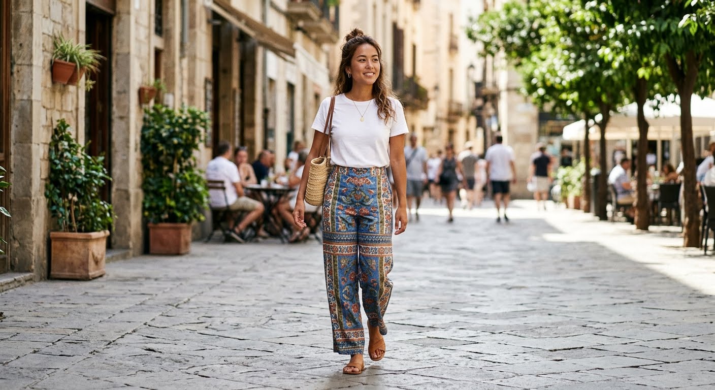 printed-trousers-plain-top